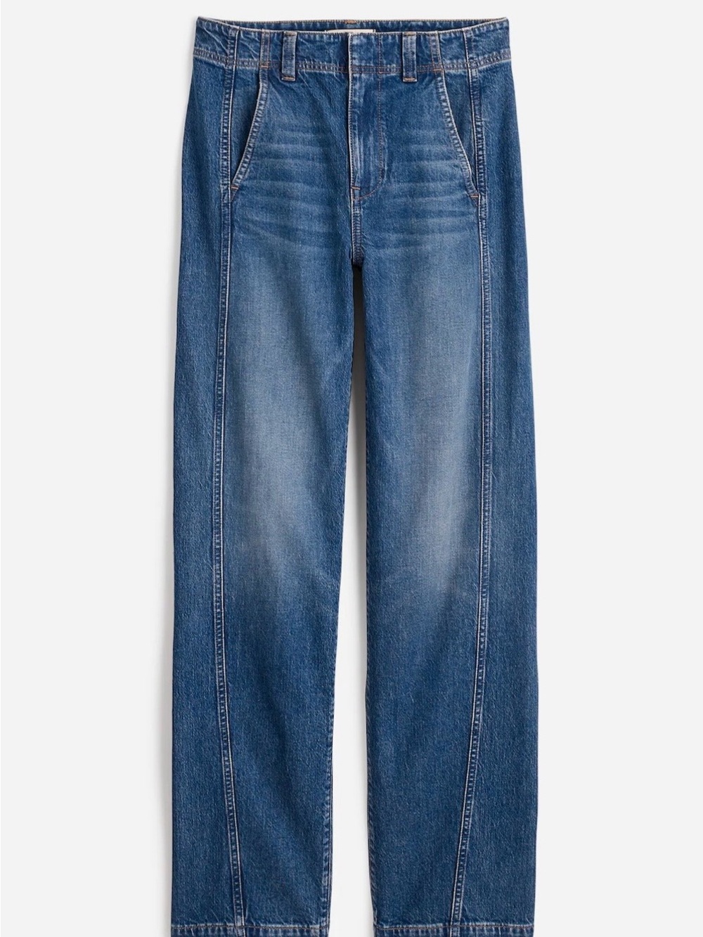 Madewell Women's Straight Jeans in Medium Blue Wash